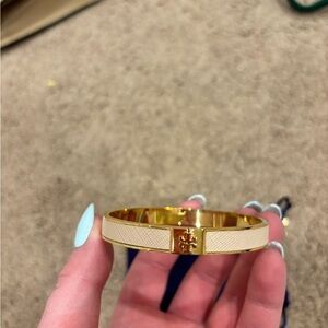 Tori Burch Kira Light Pink Enamel Bracelet